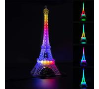 BTF-LIGHTING USB 5V Romance Tour Eiffel Intégré Couleur Changeante Night Light 9.8 pouces 48 Leds SK6812 RVB Mini Night Light Lampe De Table De Bureau Cadeau D'anniversaire