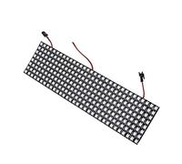 BTF-LIGHTING WS2812B Fils en alliage ECO RVB 5050SMD Individuel adressable 8X32 256 pixels Matrice LED FPCB polychrome flexible Fonctionne avec les contrôleurs K-1000C,SP107E,etc.