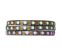 BTF-LIGHTING WS2812B RGB 5050SMD Individuel adressable 1M 60Pixels /m PCB noir flexible Bande de pixels LED couleur de rêve IP65 étanche faisant écran LED, mur LED uniquement DC5V