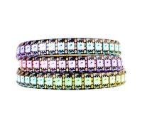 BTF-LIGHTING WS2815 (WS2812B mis à niveau) 1m 144 pixels Individuellement adressable Bande de LED à double signal RGB IP65 PCB noir DC12V