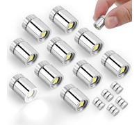 BTFO 10pcs Micro-Lumières LED, Alimentées par Batterie Petites Lumières LED Lumières de Maison de Poupée Mini Lumières LED pour Lanterne en Papier Décoration de Fête Artisanat(Lumière Blanche)