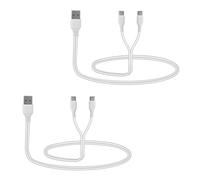 BTFO 2 Pièces Câble de Chargement pour Momcozy M5 M6 M9 S9 Pro & S12 Pro Tire-Lait Mains Libres, 57cm de Long Cordon d'Alimentation USB Accessoires pour Momcozy M5