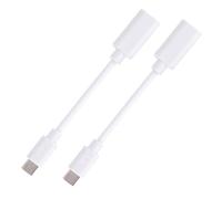 BTFO 2 Pièces USB-C vers Micro USB Adaptateur Câble pour Eufy Caméra Extérieur & Panneau Solaire, 10,3cm Type-C vers Micro USB Convertisseur Alimentation Câble de Charge pour Eufy Accessoires