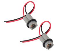 BTFO 2pcs Adaptateurs de Faisceau Câblage pour Douille d'Ampoule T15, Connecteur Précâblé pour Ampoules 912 920 et 921 Phare Clignotant Feu de Recul Feu Stop Modernisation et Remplacement