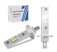 BTFO 2pcs Ampoule LED H1, Super Lumineuse Blanc Froid Ampoules Phare LED H1 Taille Mini 1:1 Branchez & Utilisez 6500K IP68 Étanche pour Feux Brouillard Plafonnier Plaque Immatriculation