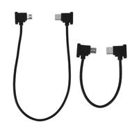 BTFO 2pcs Câble Données Micro USB Vers USB-C pour DJI RC-N1/N2/N3 Contrôleur, Câbles 15/30cm Compatible avec DJI Mavic Mini/Air Modèles Drone Liaison pour iPhone 17/16/15