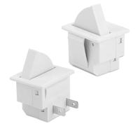 BTFO 2pcs Interrupteur d'Éclairage Porte Réfrigérateur, Refrigerateur Pieces Rechange pour Interrupteur Porte de Réfrigérateur d'Origine Compatibles avec GE Maytag Amana Dietrich et Admiral