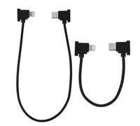 BTFO 2pcs USB-C vers iOS Câble Télécommande pour DJI RC-N1/N2/N3, 15cm & 30cm Câble Données Compatible avec DJI Neo Série Mavic 3 Mavic Air 3S 3 2S 2 Drone Manette Lier pour iPhone iPad
