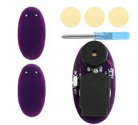 BTFO 3pcs Farceur Sons Cricket, Ovale Dispositif Sonore Agacent avec 16 Sons Articles Sonores Cachés de Cricket Objets Grinçants pour Farce Fête Cadeaux Bureau École Amis (Violet)