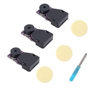 BTFO 3pcs Imitations de Grillons pour Farce, 16 Sons Dispositif Sonore Caché avec Aimant Bourdonnements et Gazouillis Agaçants Batterie Longue Durée pour Le Bureau la Maison ou la Voiture (Violet)