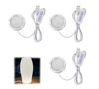 BTFO 3pcs Kit de Lampes LED 001, Éclairage Intensité Variable et 3 Couleurs Alimenté Par USB 5V pour Bambu Lab H2D/X1/P1P/A1 Mini Makerworld et Anycubic Makeronline Imprimantes 3D Matériel Montage