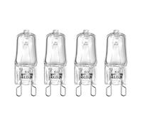BTFO 4 Pièces Ampoules Halogènes Four G9 25W 230V, Lampes Lumière Chaude Gradables Tolérance Chaleur 500℃ Compatibles avec Neff Smeg AEG Zanussi Bosch Four Micro-ondes Hotte Cuisine
