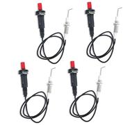 BTFO 4 Pièces Kit d'Allumage Piézoélectrique à Bouton Poussoir pour Propane, avec Vis Aiguilles d'Allumage et Joints Accessoires Pratiques pour Four Cuisine Cheminée à Gaz