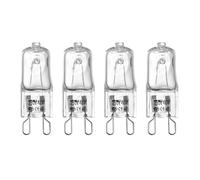 BTFO 4pcs Ampoules Halogènes G9, Ampoules G9 Résistantes | à la Chaleur et Gradables avec Lumière Chaude Compatibles avec Les Fours Smeg AEG et Neff (40W, 230V)