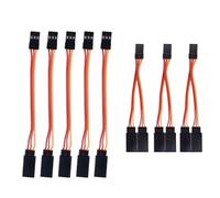BTFO 8pcs Câble Répartiteur en Y pour Servo, Harnais Y 30-Coeurs 10cm Linéaire 30-Coeurs 12cm pour RC Avion Voiture Drone Compatible avec JR Futaba Spektrum