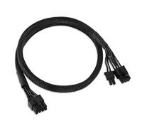 BTFO Câble d'alimentation GPU Pcie 8 Pin 6 2 Cable pour Corsair, Premium 8 Broches Câble d'alimentation GPU Graphique Carte Cordon Module Compatible avec Thermaltake et ARESGAME
