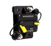 BTFO Disjoncteur 1865115 MKR-27 pour Minn Kota, disjoncteur marin de remplacement 60 A/Compatible avec les moteurs de pêche à la traîne électriques Minn Kota 12 V/24 V/36 V/48 V