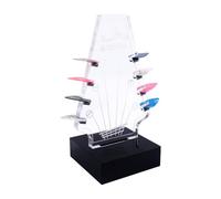 BTFO Illuminez Support Médiator Guitare, Présentoir de Médiator de Guitare avec 3 Couleurs d'Éclairage Porte Médiator en Forme de Guitare Cadeaux de Guitare pour Les Amateurs de Musique