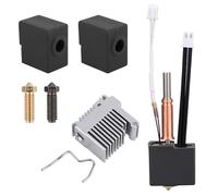 BTFO Kit Hotend Mise Niveau pour Anycubic Kobra 3/ACE Pro, Ensemble Extrudeuse Tête d'Extrémité Chaude Bloc Chauffant Thermistance Cartouche Buse Couvercle Silicone pour Accessoires Imprimante 3D