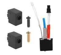 BTFO Kit Hotend pour Kobra 2 Neo Pro Plus Max, Kit Tête D'Impression Extrudeur avec 1pc Accessoire Hotend 2pcs Manchons Silicone 2pcs Buses Durcies Acier Cuivre