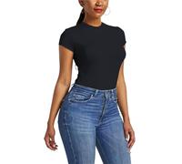 BTFONIA Hauts à Manches Courtes et col Ras du Cou pour Femmes(1#,M)