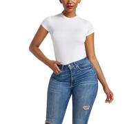 BTFONIA Hauts à Manches Courtes et col Ras du Cou pour Femmes(8#,M)