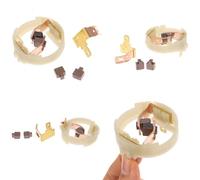 BTFWM 1/2 pièces clé de perceuse à tournevis sans fil, for 895 875 887 885, pièces de réparation de couvercle d'extrémité de support de brosse en carbone de Rotor de moteur remplacer Pièces de support