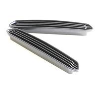 BTFWM 2 pièces couvercle de sortie d'air de climatiseur de chauffage ca de plancher de siège arrière de voiture de 2 pièces, for Chevrolet, for Cruze 2015 2016 2017 2018 Housses de climatisation de si