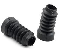 BTFWM 27mm Moto Avant, Fourche Anti-poussière Amortisseur Guêtres Gators Bottes Caoutchouc Noir, for Dio 18/27/28/34/35/56 Housses de Fourche