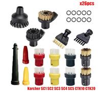 BTFWM Accessoires Brosse à buse en nylon for aspirateur à vapeur portatif SC1 SC2 SC3 SC4 SC5 SC7 CTK10 CTK20 Pièces de rechange Accessoires pour nettoyeurs vapeur(Set10)