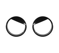 BTFWM Accessoires de couverture de décoration de lampe de capot de phare avant de voiture, for Jeep, Wrangler TJ 1997-2006 Coque de lampe