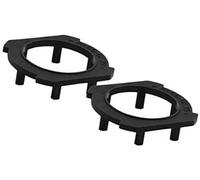 BTFWM Adaptateur de retenue Base support phare voiture H7 ABS noir 2 pièces Support de phare