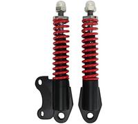 BTFWM Amortisseur de Scooter, Ressort de Suspension en Acier Inoxydable, Ressort Noir Rouge, sûr et Stable, Amortisseur de Fourche Avant, for Scooter de 8/10 Pouces Amortisseur Avant réglable