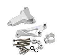 BTFWM Amortisseurs de direction moto Stabilisateur Amortisseur Support montage DUKE125 200 DUKE 390 2013-2016 Amortisseur de direction pour moto(Sliver)