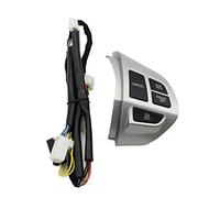 BTFWM Bouton d'annulation de croisière commutateur commande volant multifonction voiture 8602A008 côté droit, pour Mitsubishi, pour Lancer Kit de boutons de volant(BLACK Sliverrightwire)