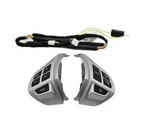 BTFWM Bouton de commande volant multifonction voiture sonore volume noir, pour Mitsubishi, pour Lancer, pour Outlander Asx 2007 2008 2009 2010 Kit de boutons de volant(BLACK ASX sliver)