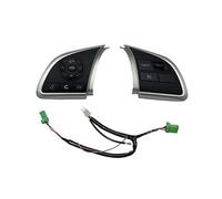 BTFWM Bouton de commutation commande au volant multifonction pour voiture, pour audio, commutateurs lecteur pour Android, pour Mitsubishi Kit de boutons de volant(BLACK For Mirage 14 15)