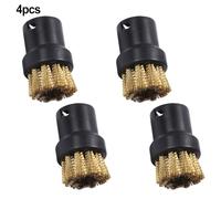 BTFWM Buse d'arrosage à brosse en nylon de remplacement for nettoyeur à vapeur portatif BE6002 C1052 Pièces de brosses de nettoyage Accessoires pour nettoyeurs vapeur(4PCS)