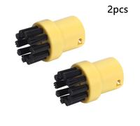 BTFWM Buse électrique for nettoyeur vapeur série SC SC 1 2 3 4 5 SI 4 SG 4 Remplacement de la buse d'aspirateur Accessoires pour nettoyeurs vapeur(2pcs Yellow)