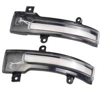 BTFWM Clignotant dynamique à LED for Mitsubishi, Outlander, ASX 2013-2020, Lancer 2016, indicateur de rétroviseur latéral 8351A135 8351A136 (transparent) Clignotant de rétroviseur latéral