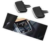 BTFWM Clip de languette coulissante de sortie de calandre de ventilation de climatisation arrière de voiture, for VOLVO, V90 S90 2016 2017 2018 2019 2020 2021-2024 Clip de ventilation(BLACK Rear 2PCS)