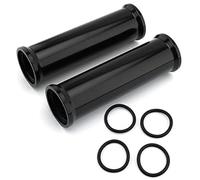 BTFWM CNC Avant, Fourche Couverture Moto Supérieure Amortisseur, Fourche Bottes, for Harley, XL883 1200 2000-2021#B Housses de Fourche(Black#B)