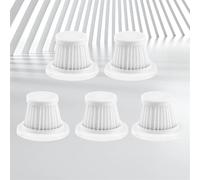 BTFWM Filtre HEPA lavable for aspirateur de voiture, 5 pièces, cartouches d'aspirateur réutilisables, accessoires for Filtre d'aspirateur