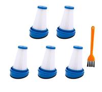 BTFWM Filtre plissé de remplacement for aspirateurs, for 2 en 1 SVA520 for, for Black + Decker, aspirateur SVF11, accessoires filtres Filtre d'aspirateur(5pcs)