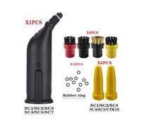 BTFWM For aspirateur à vapeur SC2 SC3 SC7 CTK10 Buse puissante Tête de brosse de nettoyage Miroir Outil brosse Pièces de rechange Accessoires Accessoires pour nettoyeurs vapeur(Clear)