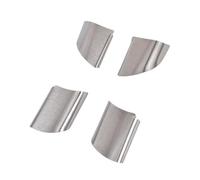 BTFWM For Ford, for Focus Mk2 2005 2006 2007 2008 2009 2010 2011, garniture d'insigne de couverture de panneau de volant chromé garniture européenne 4 pièces Autocollant emblème de volant Mk2(YELLOW)