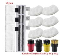 BTFWM For nettoyeur à vapeur portatif Easyfix SC2 SC3 SC4 SC5, tampon de nettoyage en microfibre, pièces de chiffon, têtes de balai, accessoires en tissu Accessoires pour nettoyeurs vapeur(Set-26)