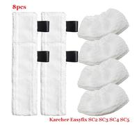 BTFWM For nettoyeur à vapeur portatif Easyfix SC2 SC3 SC4 SC5, tampon de nettoyage en microfibre, pièces de chiffon, têtes de balai, accessoires en tissu Accessoires pour nettoyeurs vapeur(Set-16)