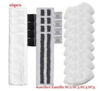 BTFWM For nettoyeur à vapeur portatif Easyfix SC2 SC3 SC4 SC5, tampon de nettoyage en microfibre, pièces de chiffon, têtes de balai, accessoires en tissu Accessoires pour nettoyeurs vapeur(Set-24)