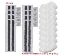 BTFWM For nettoyeur à vapeur portatif Easyfix SC2 SC3 SC4 SC5, tampon de nettoyage en microfibre, pièces de chiffon, têtes de balai, accessoires en tissu Accessoires pour nettoyeurs vapeur(Set-23)